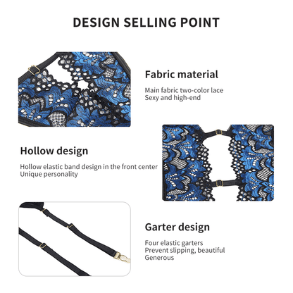 Sheer Seduction Garter Set - Yeahcir