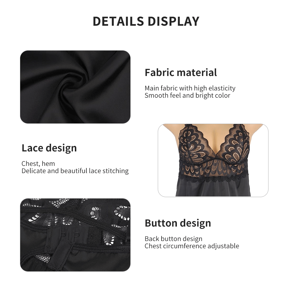 Lace Siren Strap Babydoll - Yeahcir