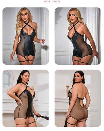 Mesh Dress Leg Rings - Yeahcir